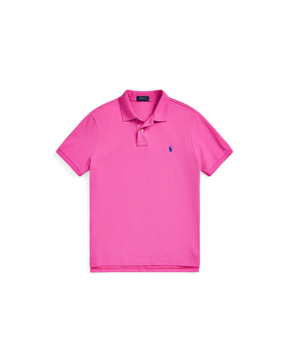 Custom Slim Fit Mesh Polo Shirt