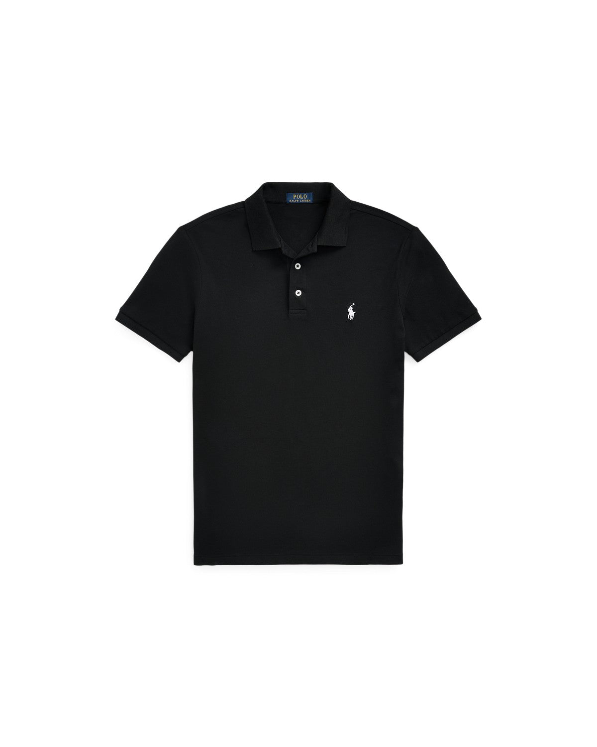 Custom Slim Fit Stretch Mesh Polo Shirt