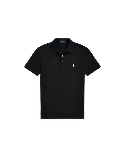 Custom Slim Fit Stretch Mesh Polo Shirt