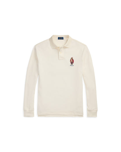Classic Fit Polo Bear Mesh Polo Shirt