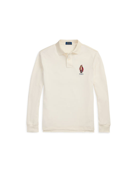 Classic Fit Polo Bear Mesh Polo Shirt