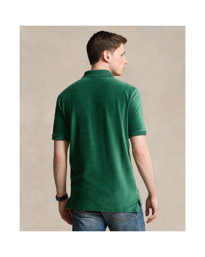 Classic Fit Knit Corduroy Polo Shirt