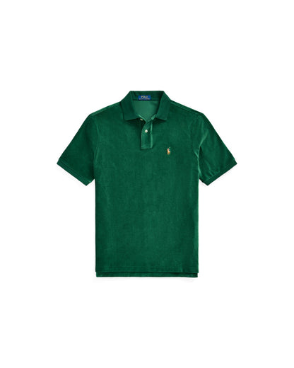 Classic Fit Knit Corduroy Polo Shirt