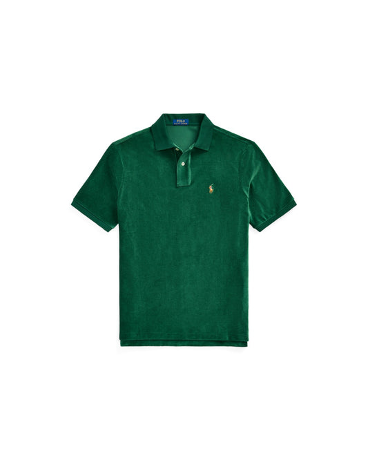 Classic Fit Knit Corduroy Polo Shirt