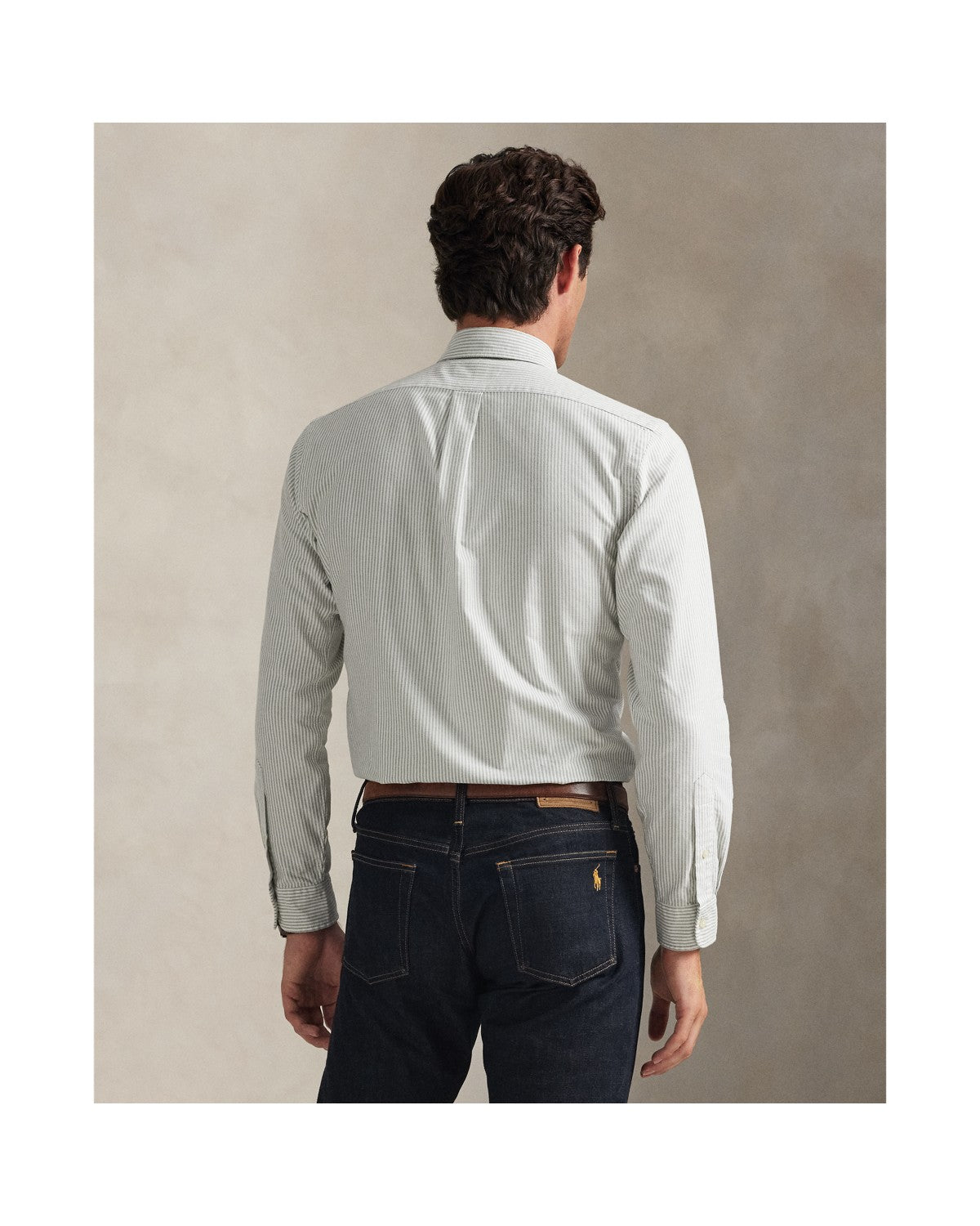 Custom Fit Striped Oxford Shirt