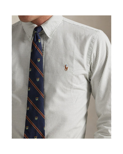Custom Fit Striped Oxford Shirt