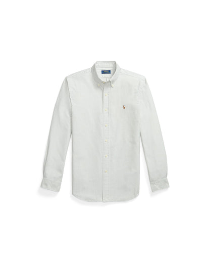 Custom Fit Striped Oxford Shirt