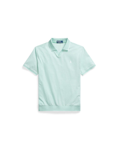 Jacquard Mesh Polo Shirt