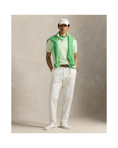 Classic Fit Mineral-Dyed Mesh Polo Shirt
