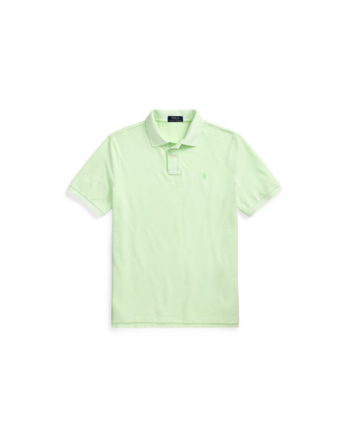 Classic Fit Mineral-Dyed Mesh Polo Shirt
