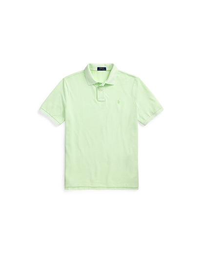 Classic Fit Mineral-Dyed Mesh Polo Shirt