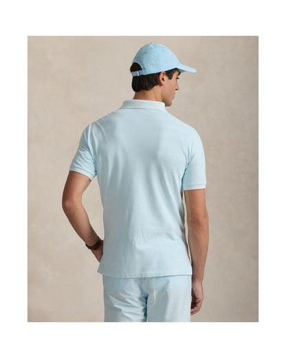 Classic Fit Mineral-Dyed Mesh Polo Shirt