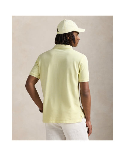 Classic Fit Mineral-Dyed Mesh Polo Shirt