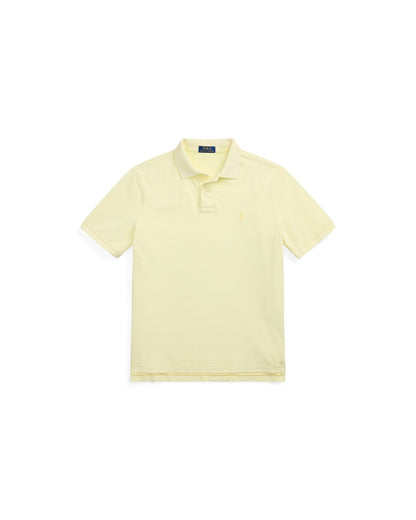Classic Fit Mineral-Dyed Mesh Polo Shirt