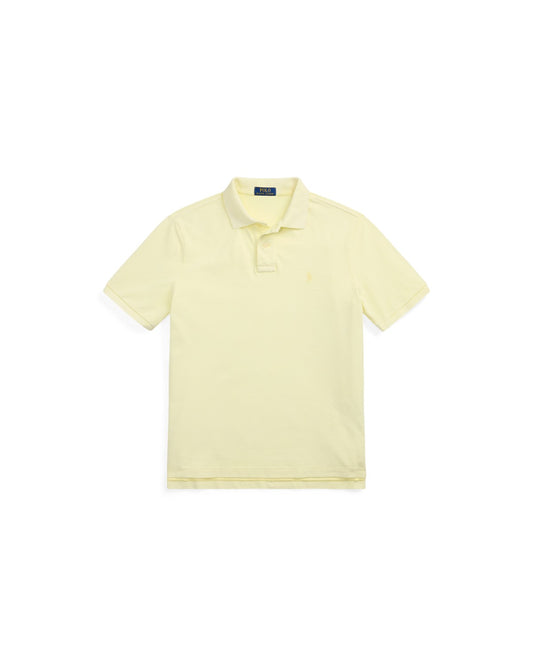 Classic Fit Mineral-Dyed Mesh Polo Shirt