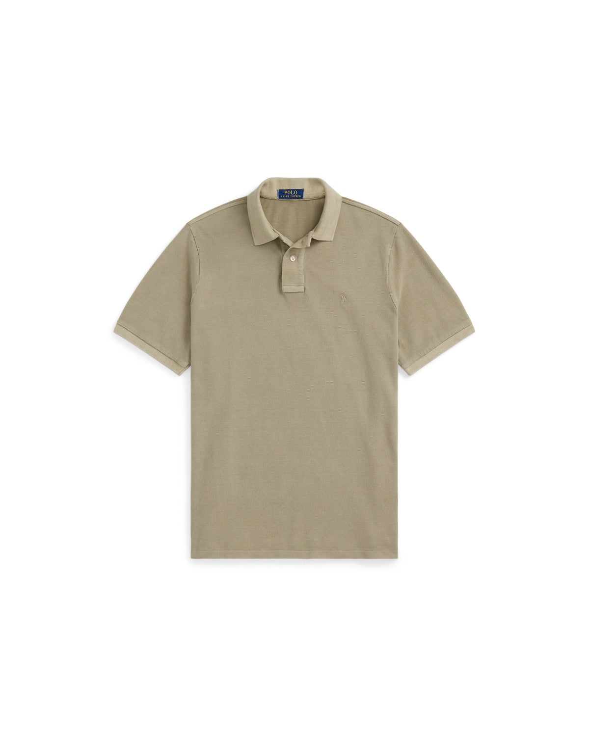 Classic Fit Mineral-Dyed Mesh Polo Shirt