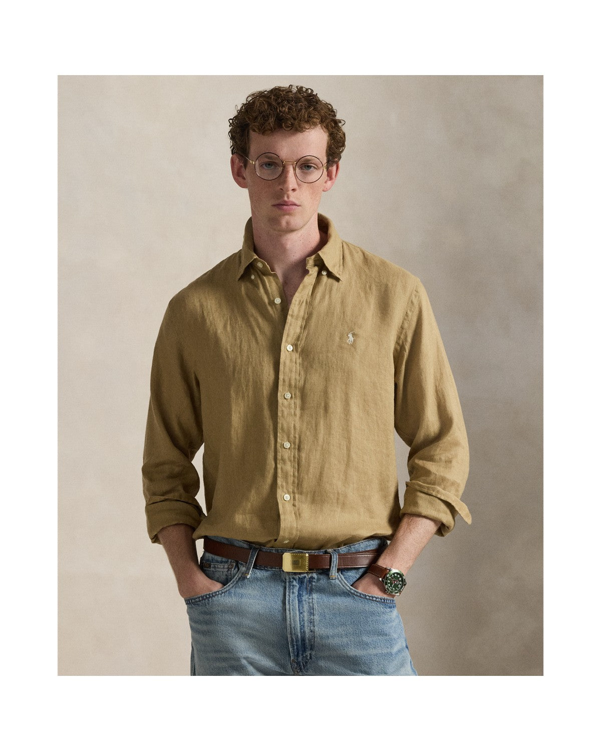 Custom Fit Linen Shirt