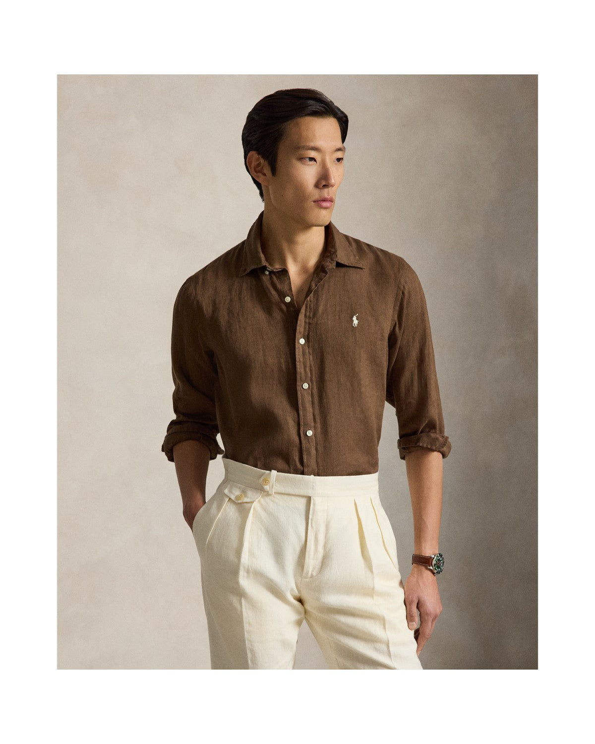 Custom Fit Linen Shirt