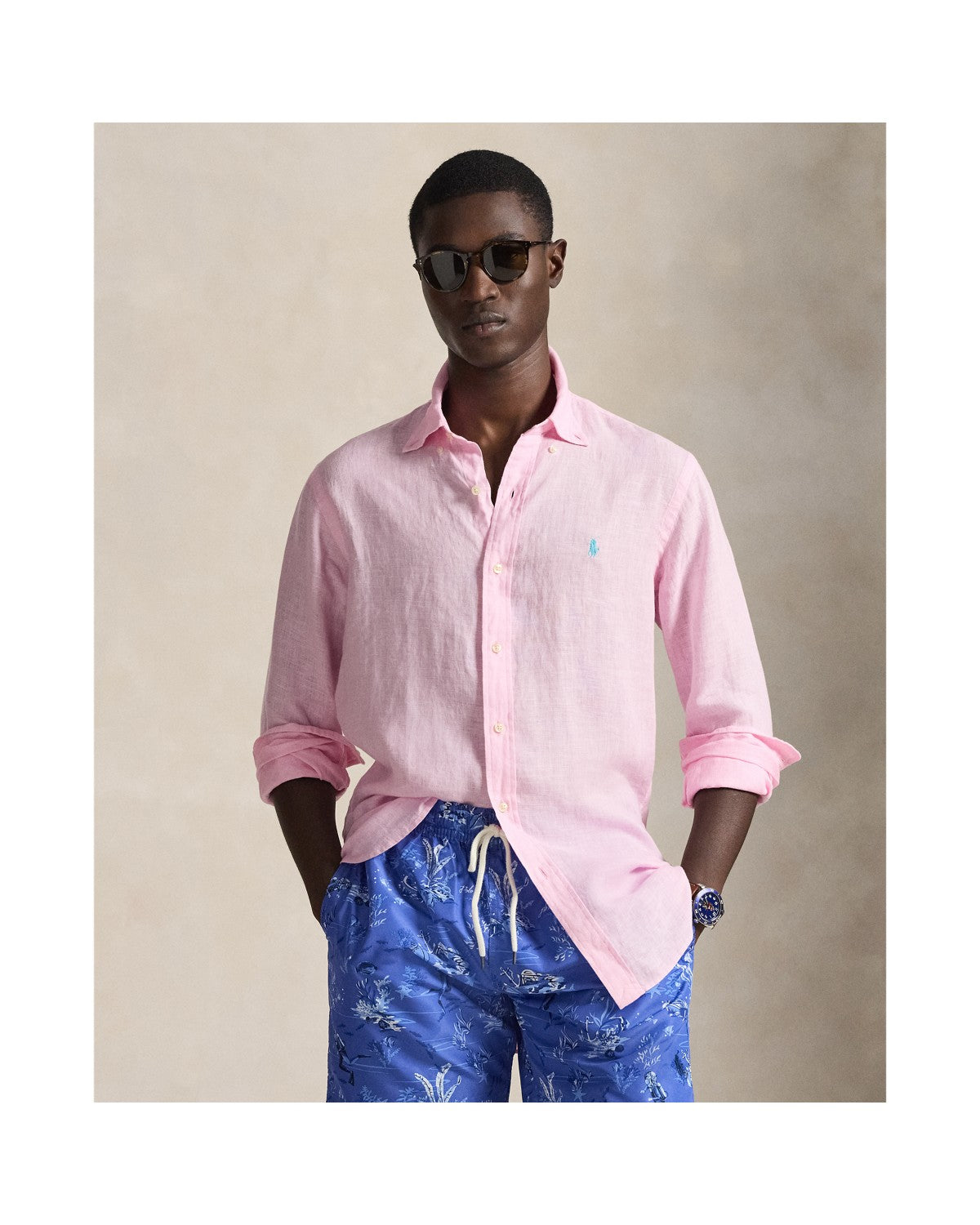 Slim Fit Linen Shirt