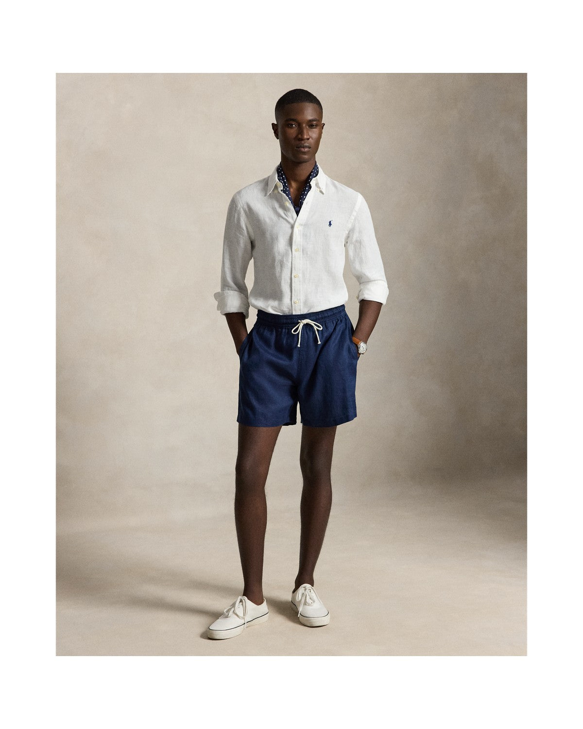 Slim Fit Linen Shirt