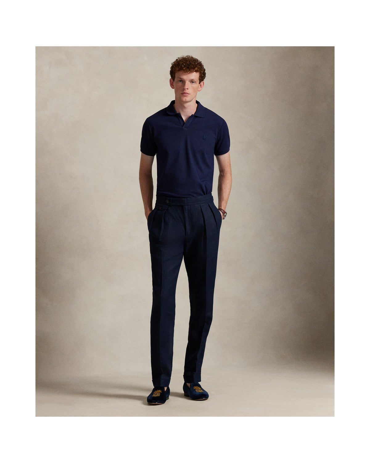 Custom Slim Fit Stretch Mesh Polo Shirt