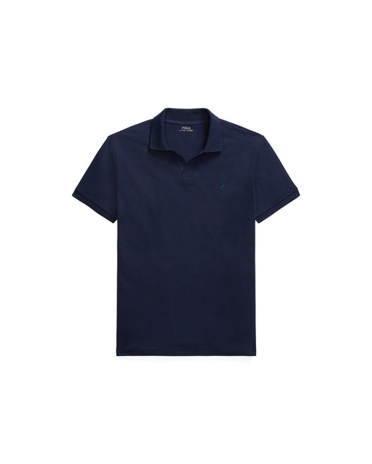 Custom Slim Fit Stretch Mesh Polo Shirt