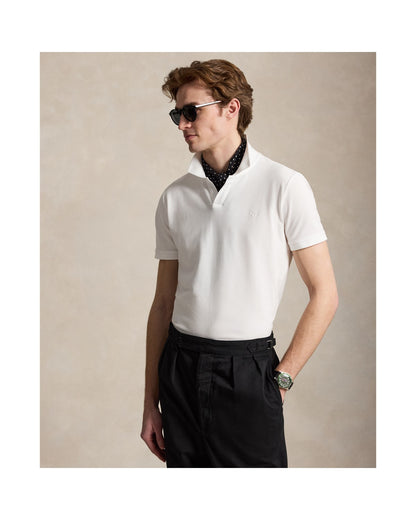 Custom Slim Fit Stretch Mesh Polo Shirt