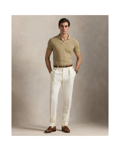 Custom Slim Fit Stretch Mesh Polo Shirt
