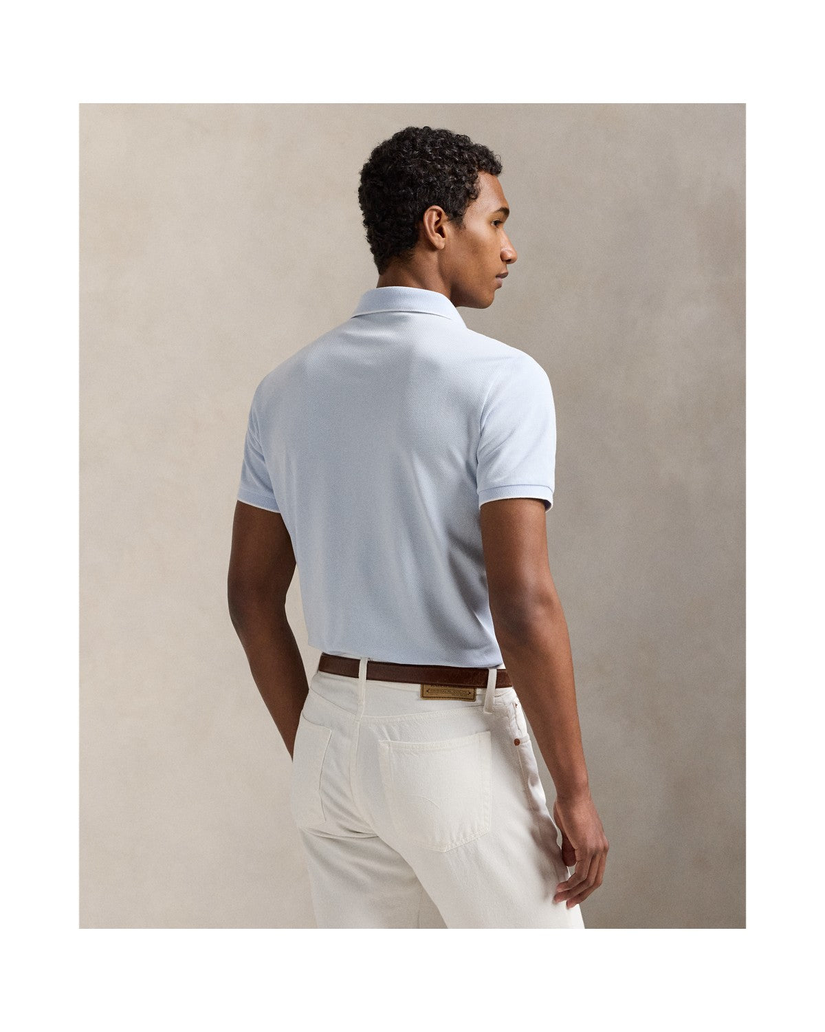 Classic Stretch Oxford Mesh Polo Shirt