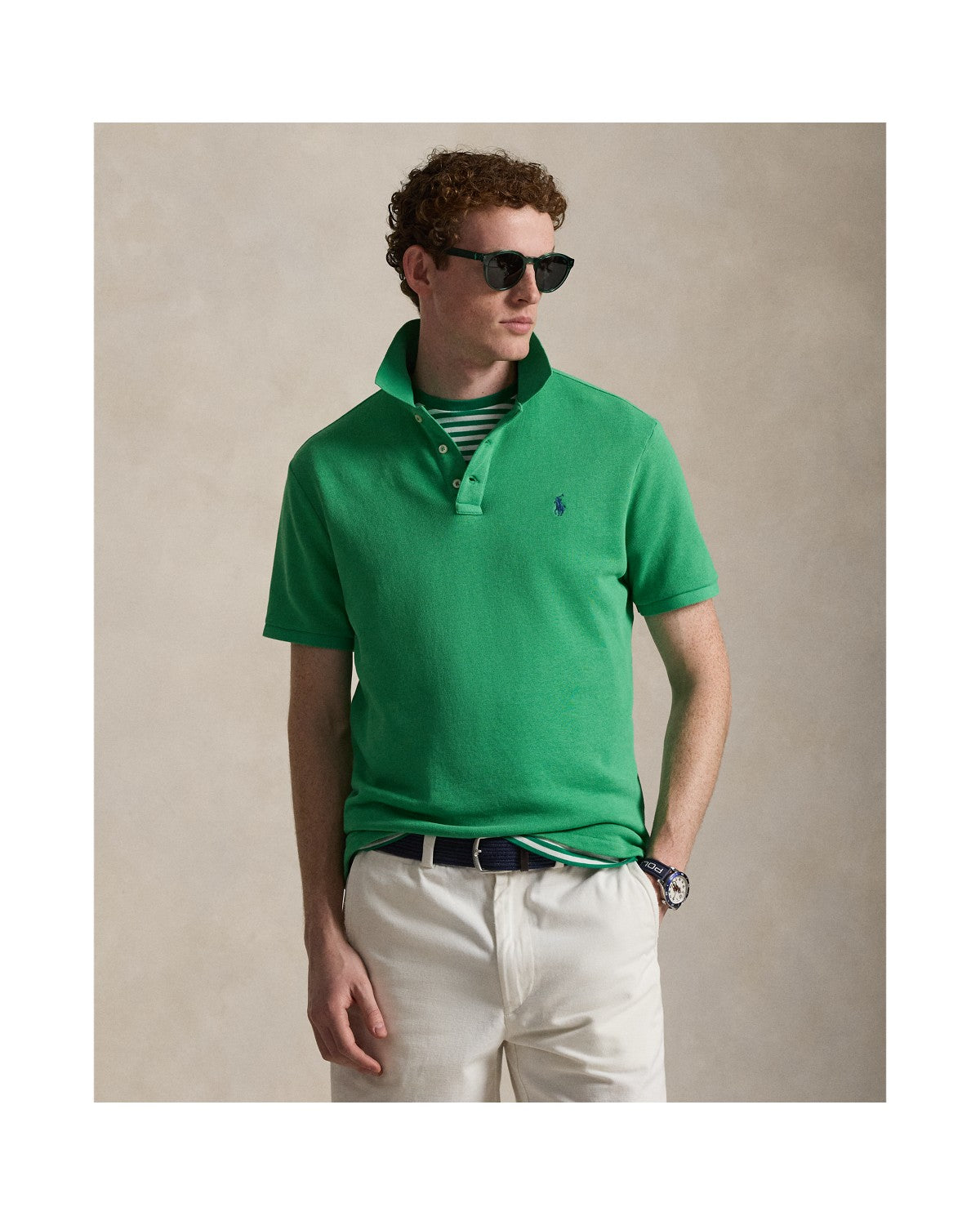French Terry Polo Shirt