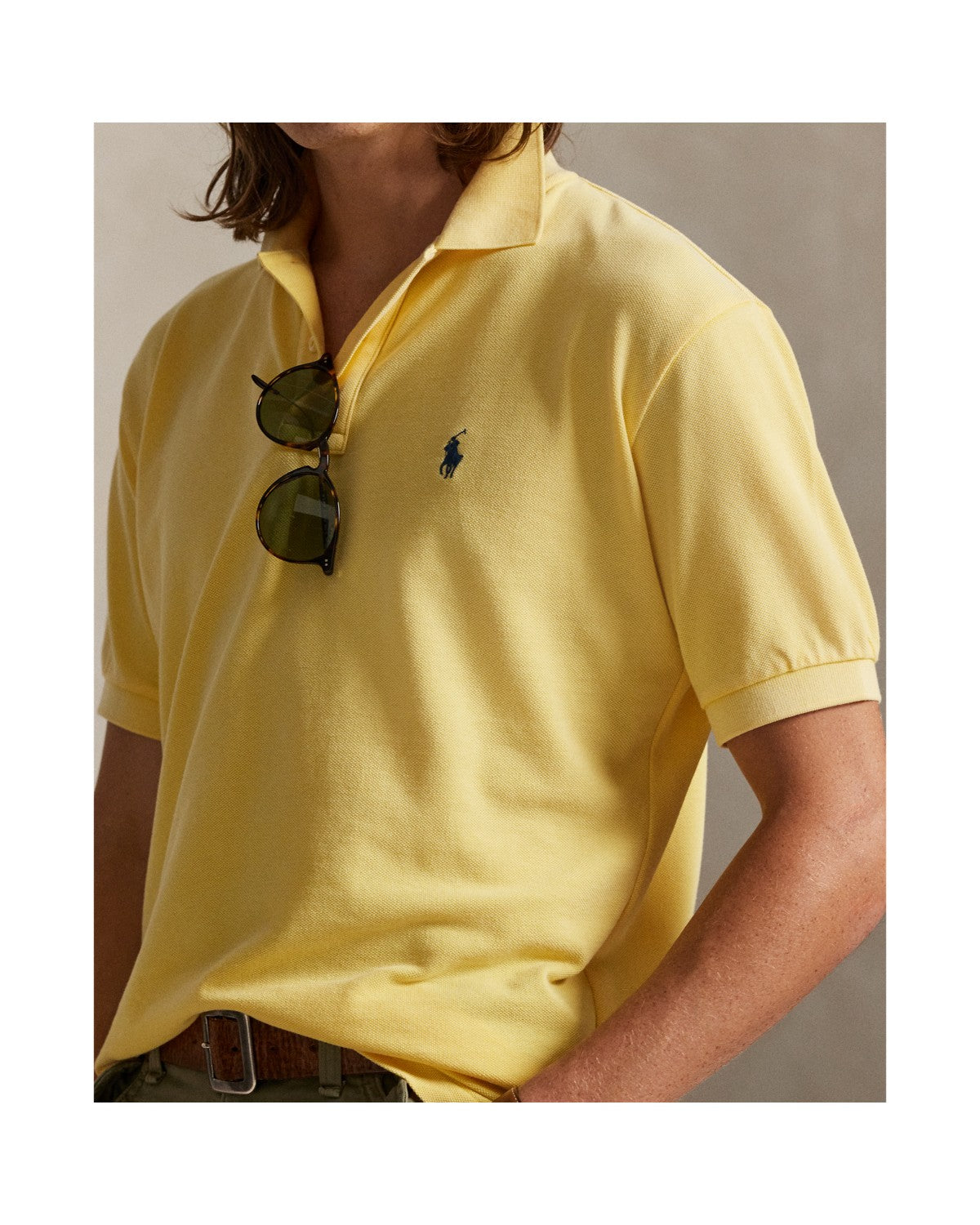 Original Fit Mesh Polo Shirt