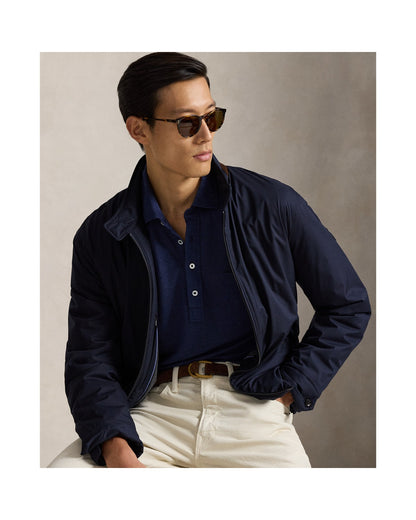 Standard Fit Linen Piqué Polo Shirt