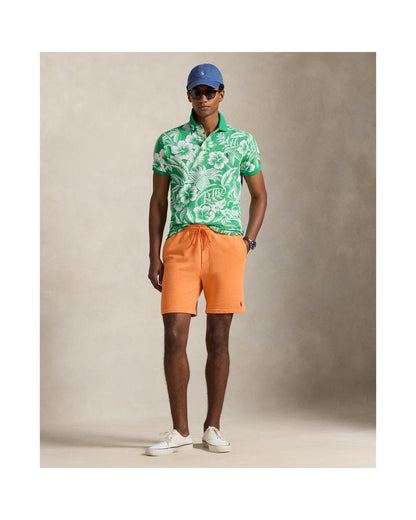 Custom Slim Fit Tropical Mesh Polo Shirt