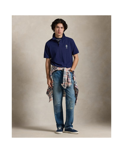 Classic Fit Polo Bear Mesh Polo Shirt