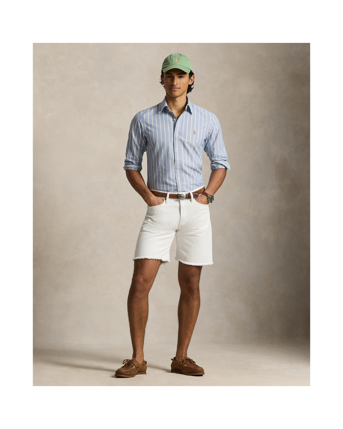 Custom Fit Striped Oxford Shirt