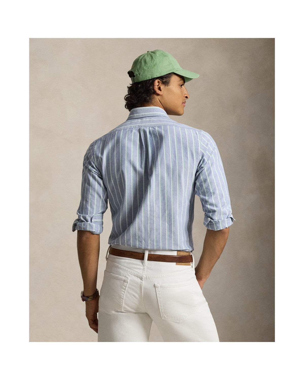 Custom Fit Striped Oxford Shirt