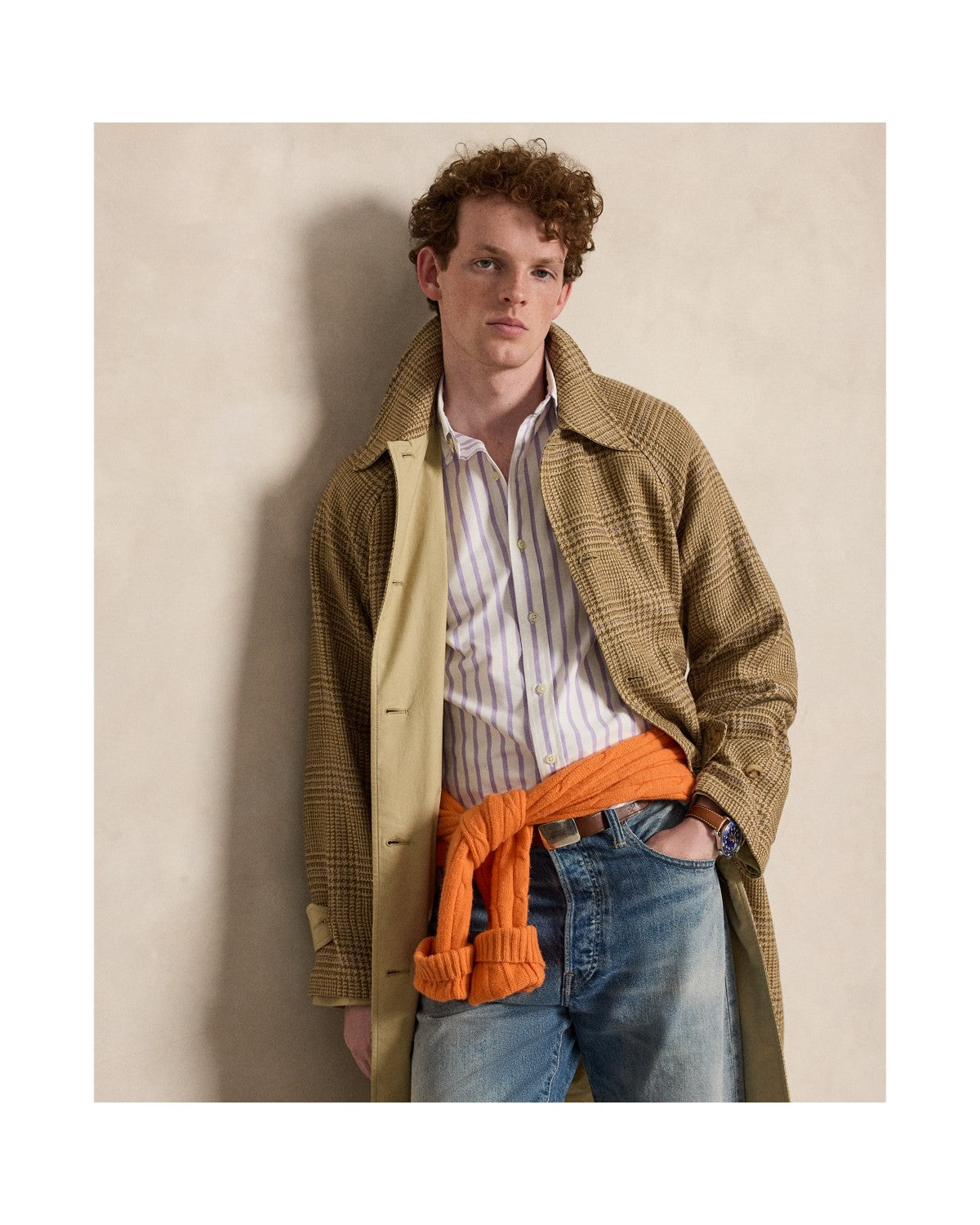 Slim Fit Striped Oxford Shirt