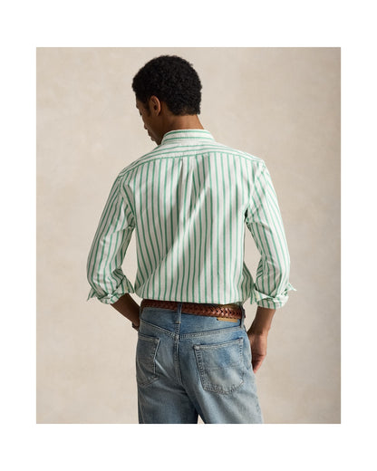 Slim Fit Striped Oxford Shirt