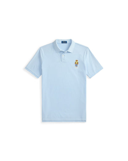 Custom Slim Polo Bear Mesh Polo Shirt