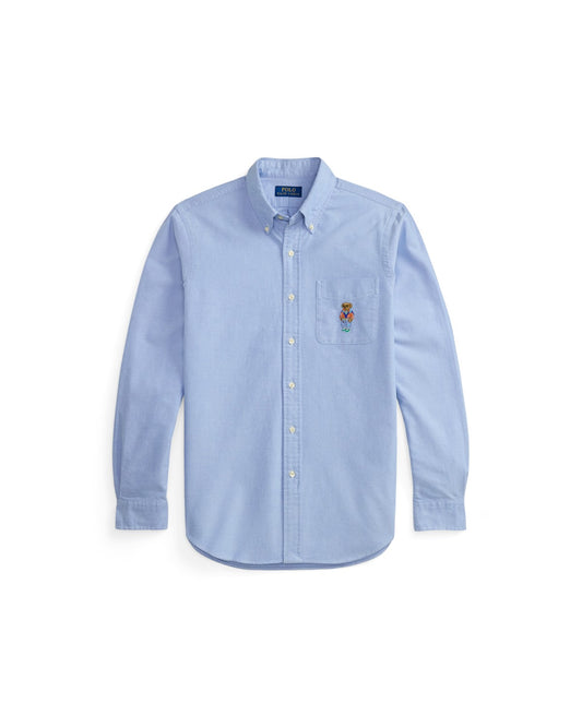 Custom Fit Polo Bear Oxford Shirt