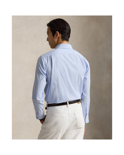 Custom Fit Striped Stretch Oxford Shirt