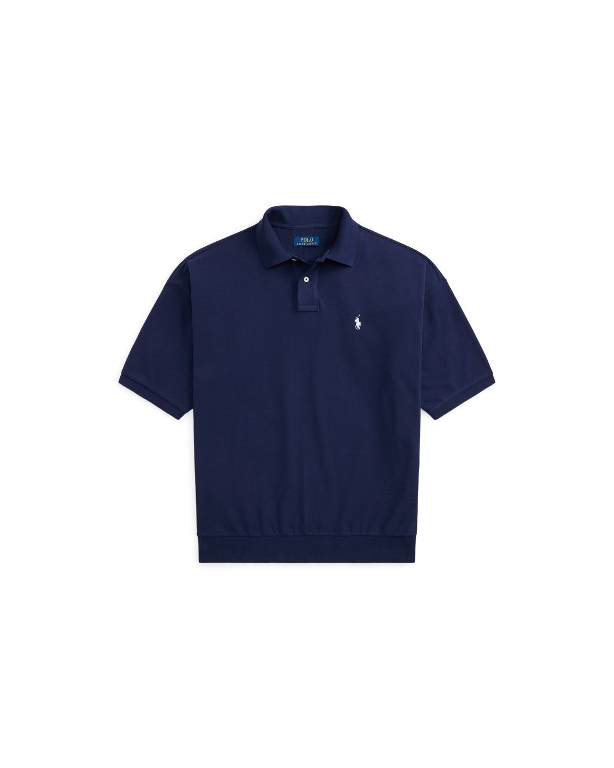 Relaxed Fit Mesh Polo Shirt