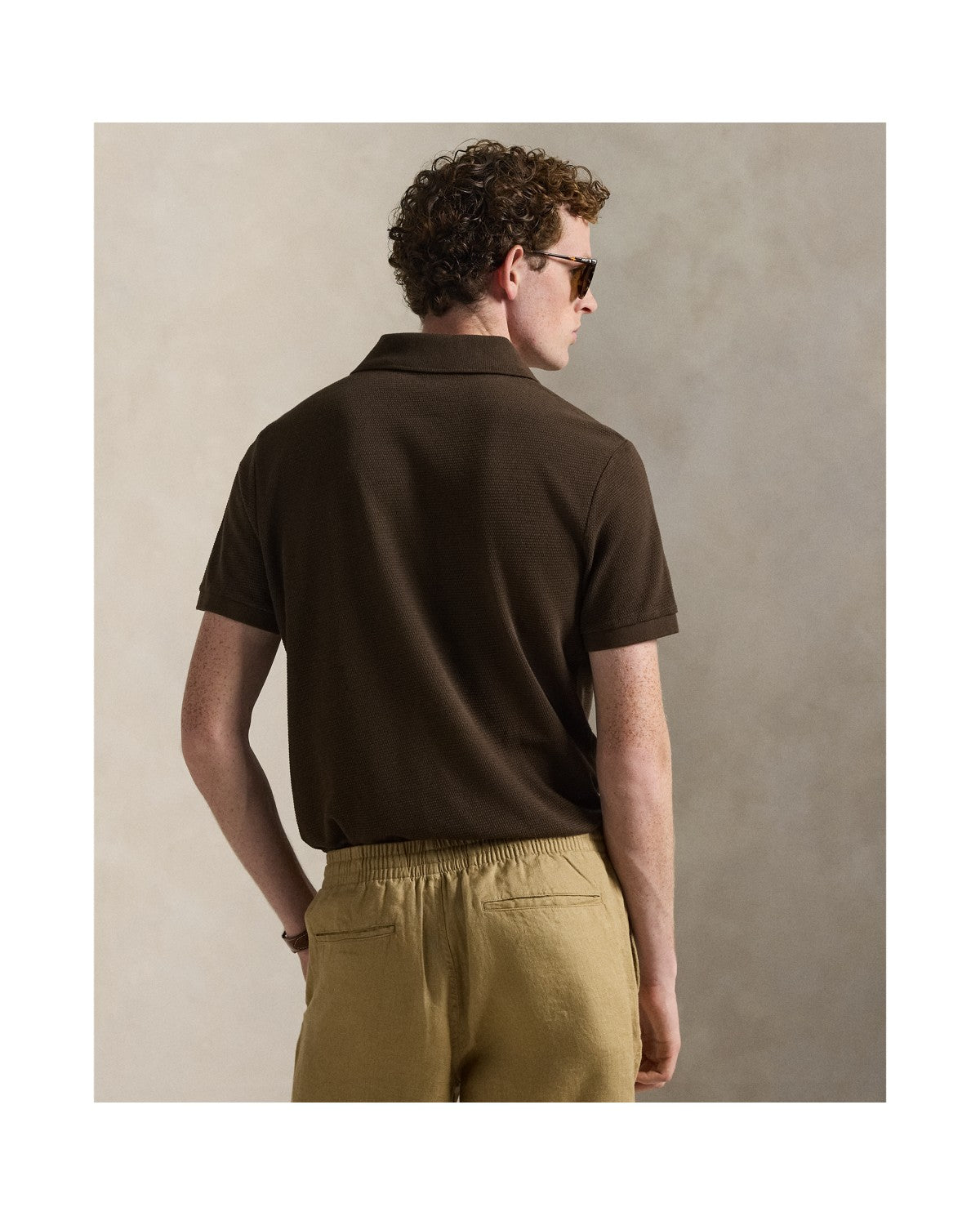Standard Fit Textured Polo Shirt