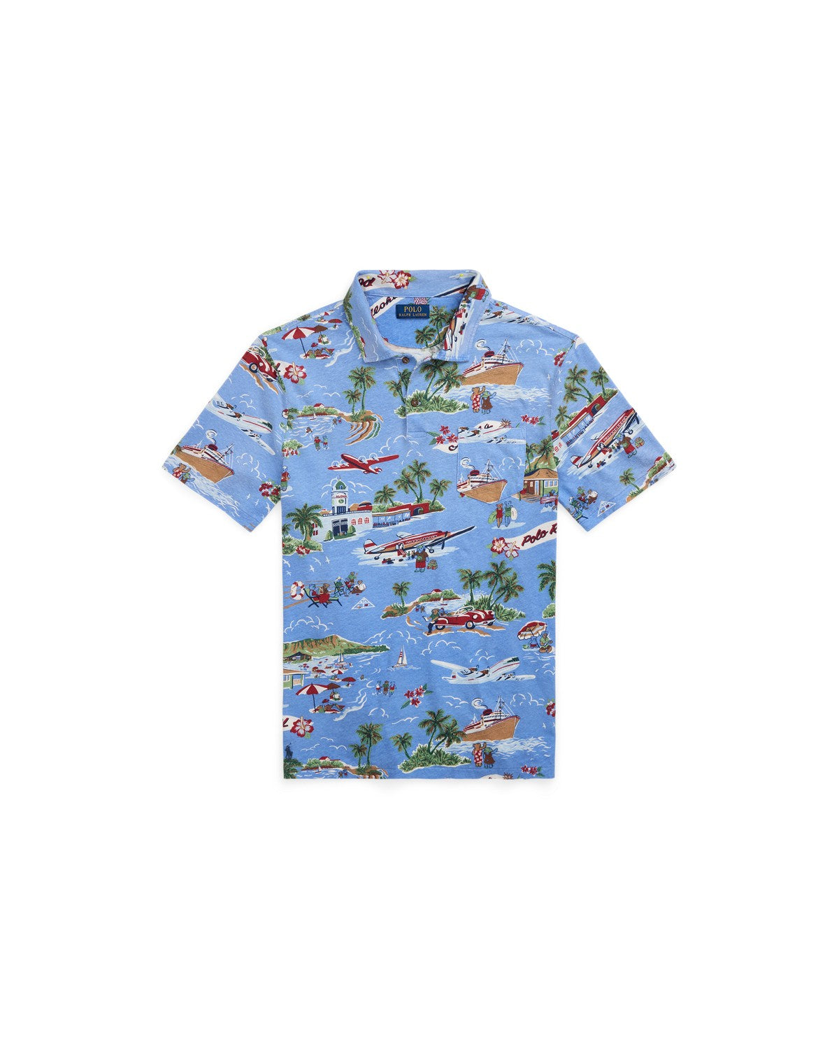 Standard Fit Polo Bear Jersey Polo Shirt