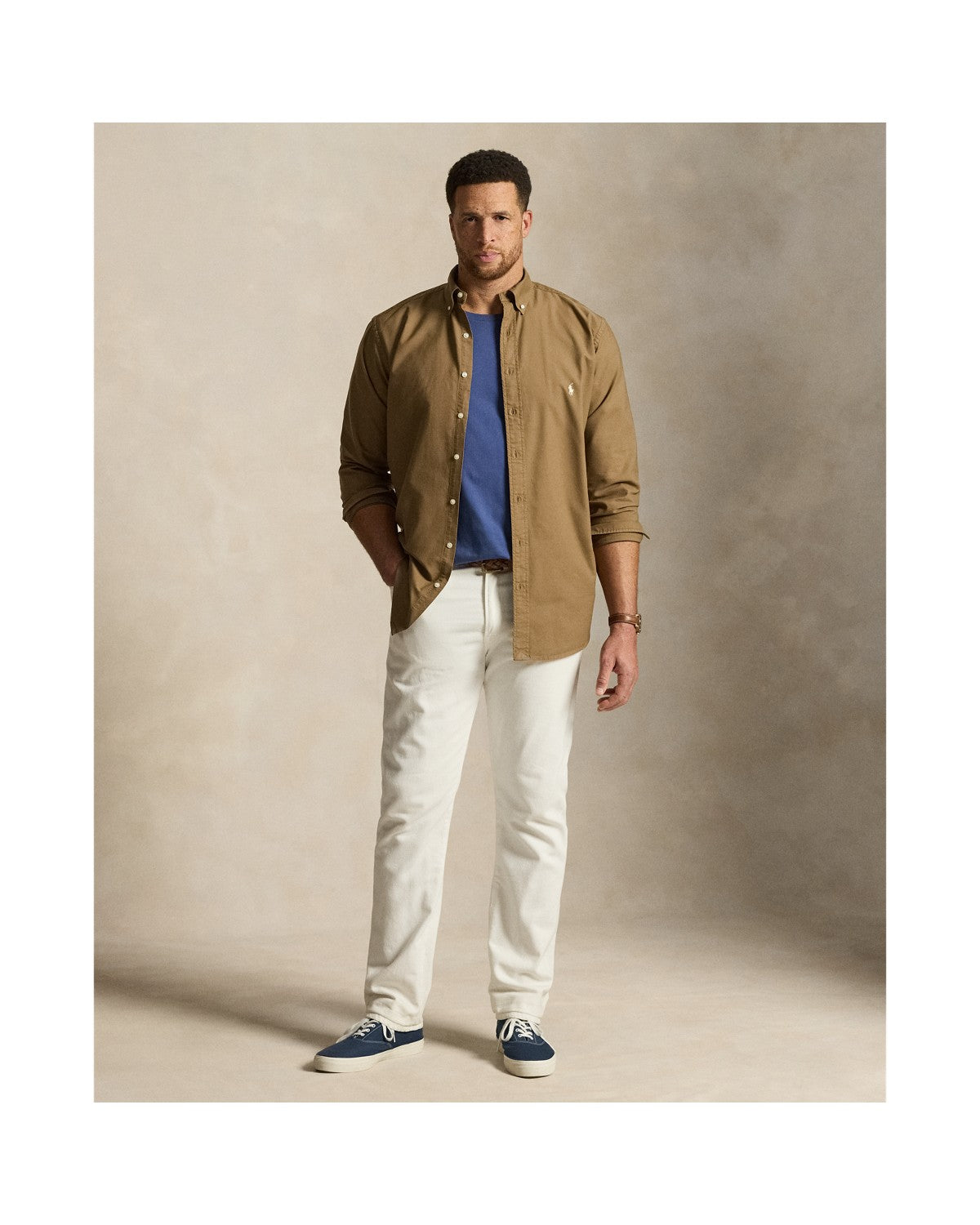 Garment-Dyed Oxford Shirt