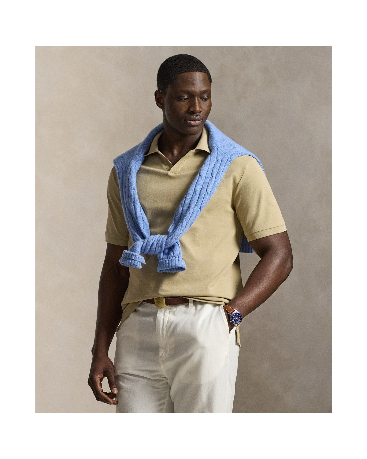 Stretch Mesh Polo Shirt