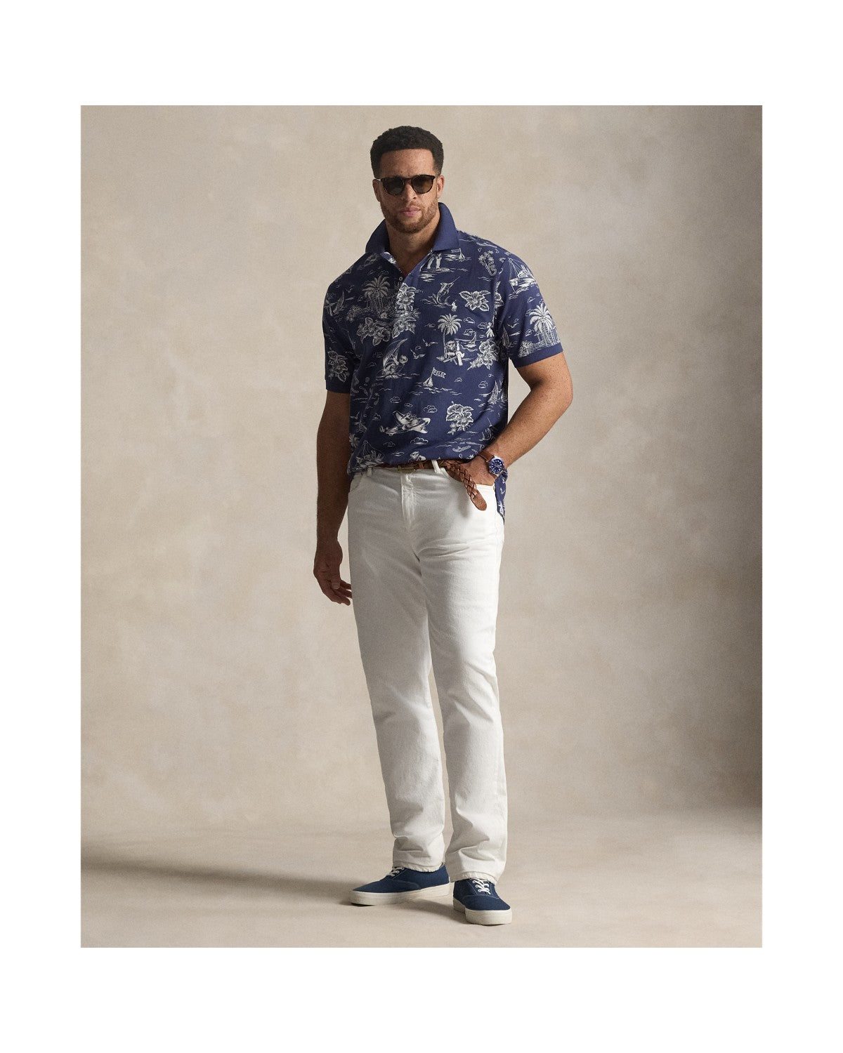 Polo Bear Mesh Polo Shirt