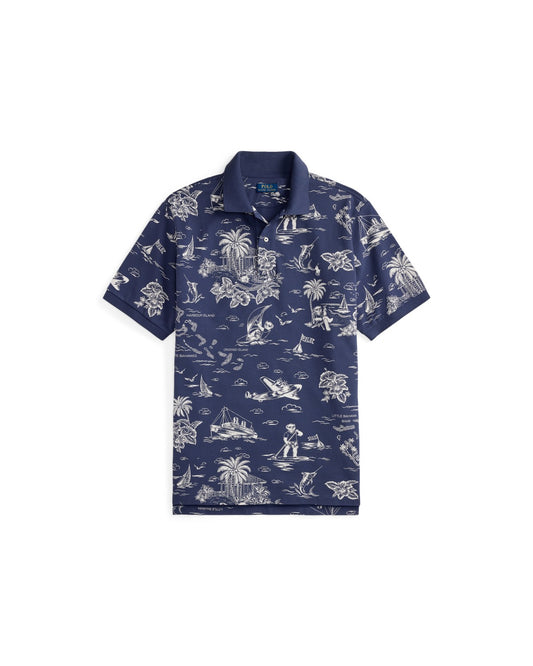 Polo Bear Mesh Polo Shirt