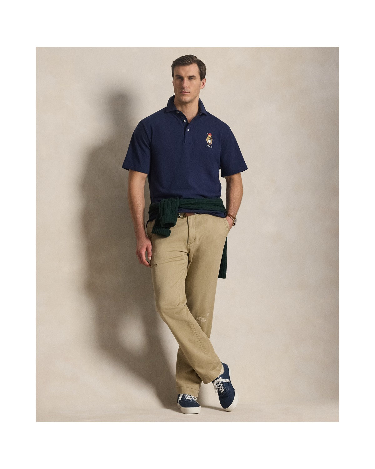 Polo Bear Mesh Polo Shirt